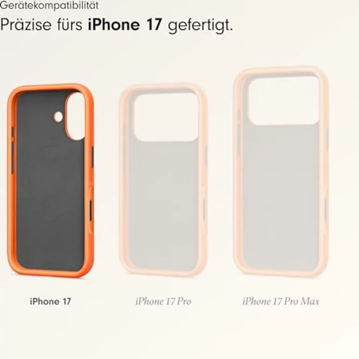 Beats Rugged Case iPhone 17, Nevada Orange, MagSafe-kompatibel mit stoßabsorbierendem Schutz und Kamerasteuerung – Bild 3