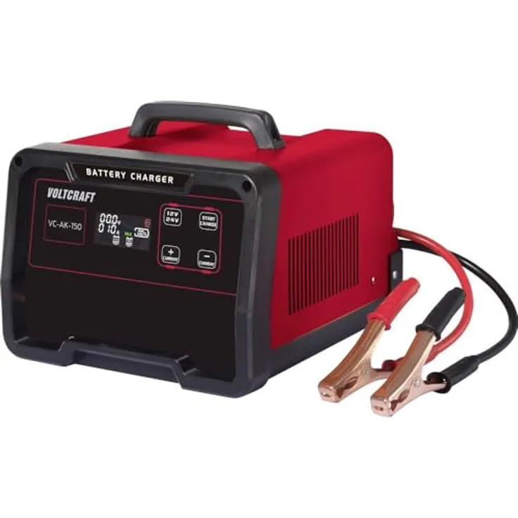VOLTCRAFT VC-AK-150 Automatikladegerät 12 V/24 V, 140A/75A für Bleisäure-Akkus in KFZ, Motorrädern, Booten