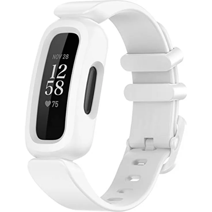 Shieranlee Silikon Ersatzarmband für Fitbit Inspire 3 & Inspire 2, Weiches, bequemes Armband in bunten Farben für Kinder mit sicherem Design
