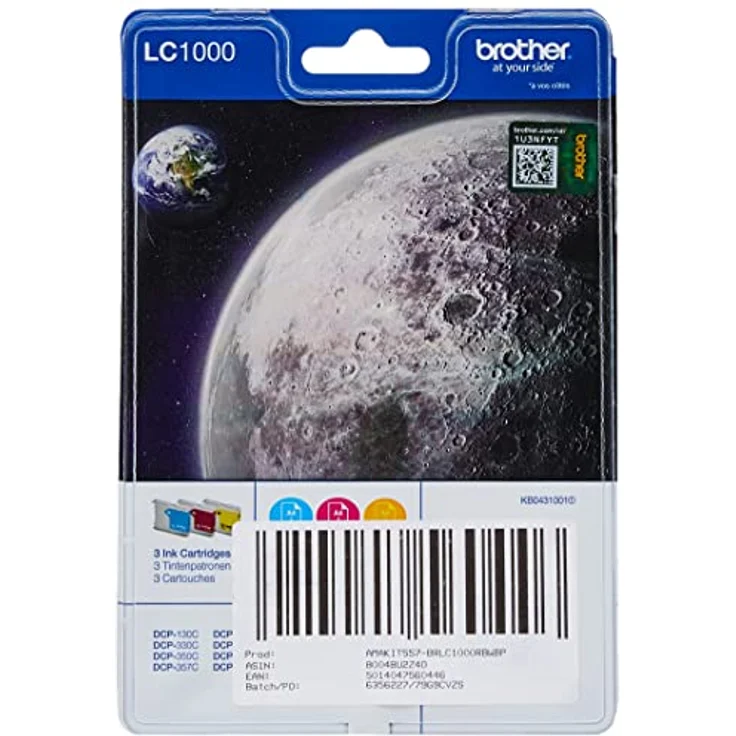 Brother LC-100 Original Tintenpatronen im Rainbow Pack (cyan, magenta, gelb) für Brother MFC- und DCP-Drucker – Bild 2