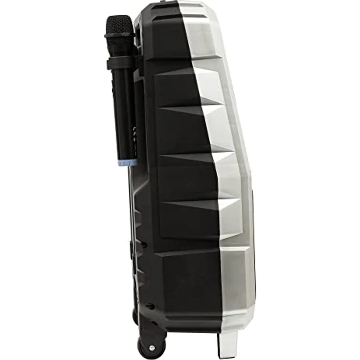 Giochi Preziosi HY-2110, Kabelloses Karaoke-System mit 40 W RMS, 14,1" LED-Display, Schwarz/Grau, MicroSD-Unterstützung und integriertem Disco Licht – Bild 8