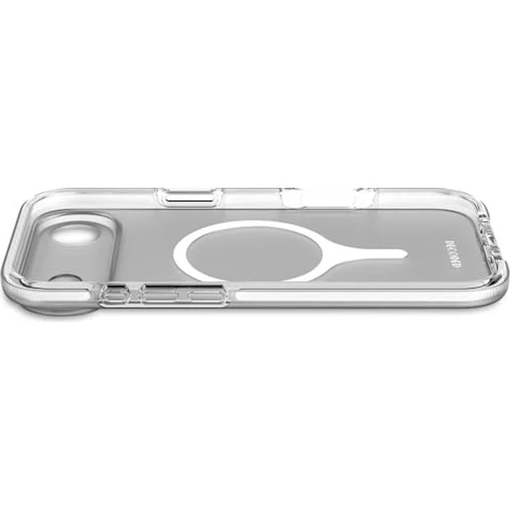 Decoded Transparent Clear Case für iPhone 17 Air, 100% recyceltes Material, Anti-Vergilbung, MagSafe-kompatibel, 4 Meter DropTec Schutz, kratzfest, Frosted Weiß – Bild 4