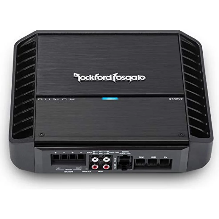 Rockford Fosgate P300X2 PUNCH, 2-Kanal Class-AB Verstärker mit 2 × 150 W RMS, Hoch- und Tiefpassfilter, Aluminiumgehäuse – Bild 3
