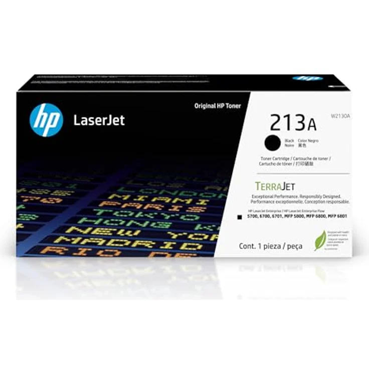 HP 213A Schwarz Original Laserjet Tonerkartusche, ca. 3.500 Seiten, TerraJet Technologie, hohe Druckqualität und Sicherheit – Bild 1