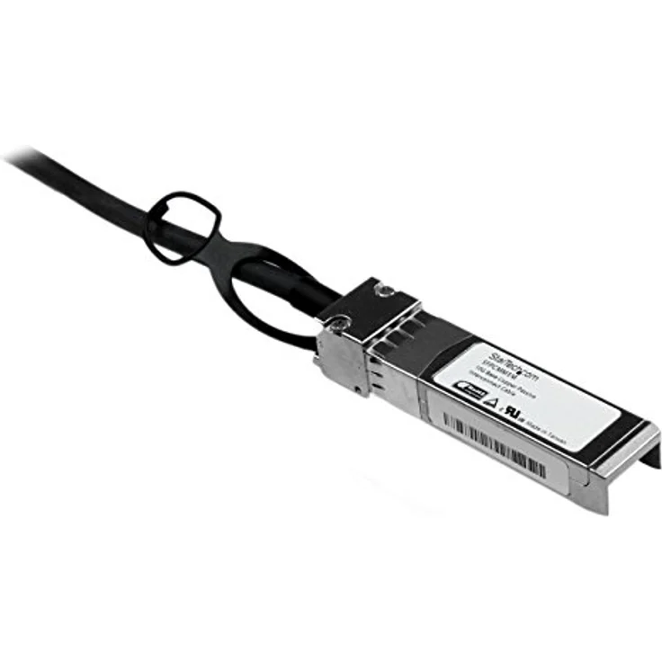 StarTech SFP+ Twinax Kabel 1m, 10GBASE-CU passiv, kompatibel mit Cisco, 10 Gigabit, Schwarz – Bild 2