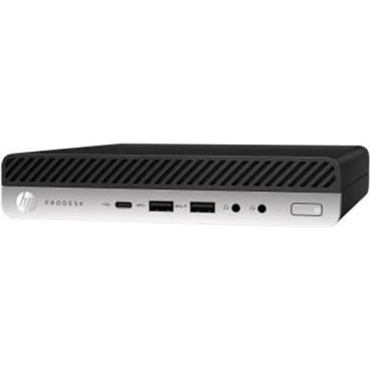 HP ProDesk 600 G4, Mini-PC mit Intel Core i5-8500T, 16 GB RAM, 256 GB SSD, schwarz