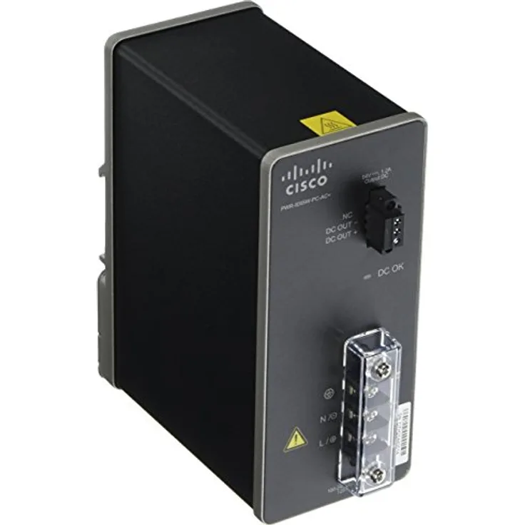 Cisco PWR-IE65W-PC-AC= AC-DC Netzteil, 54VDC, 65 Watt für PoE/PoE+ Module, schwarz für IE3000/2000