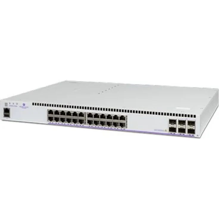 Alcatel-Lucent OmniSwitch 6560-24X4 Netzwerk Switch, Silber mit 24 Ports und managed-Funktion
