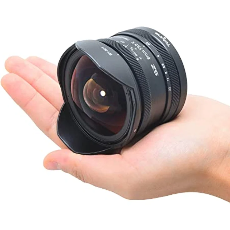 Tokina SZ 8mm F2.8 Fisheye MF, leichtes Weitwinkelobjektiv für Sony E, schwarz – Bild 3