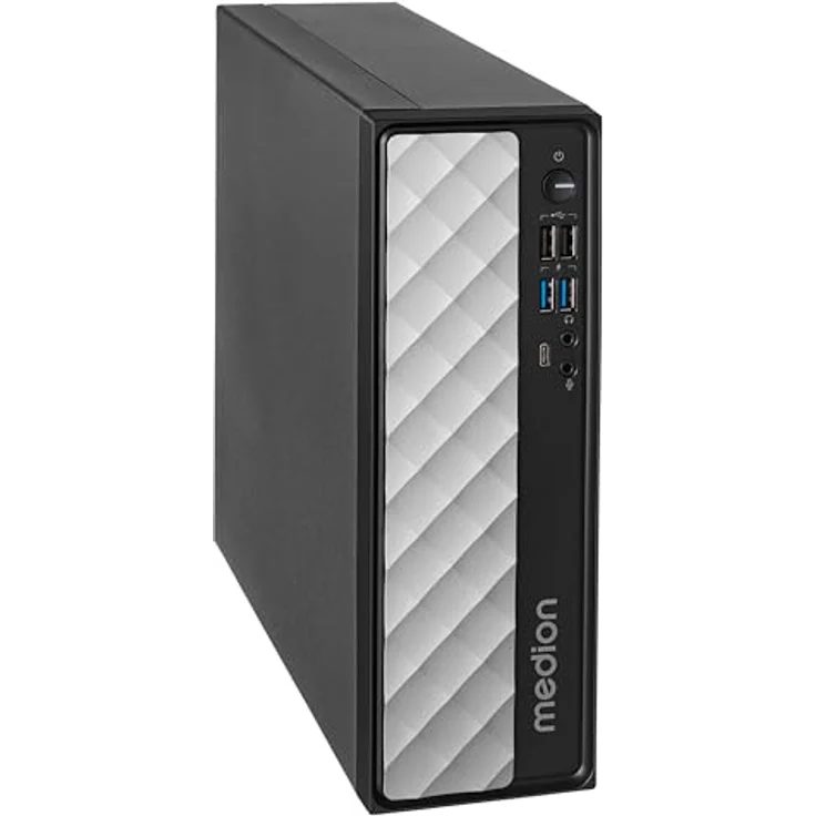 Medion Akoya T80 SFF MD35422, Desktop-PC mit Intel Core i5-12450H, 16 GB RAM, 512 GB SSD, Intel UHD Graphics, grau-schwarz – Bild 8