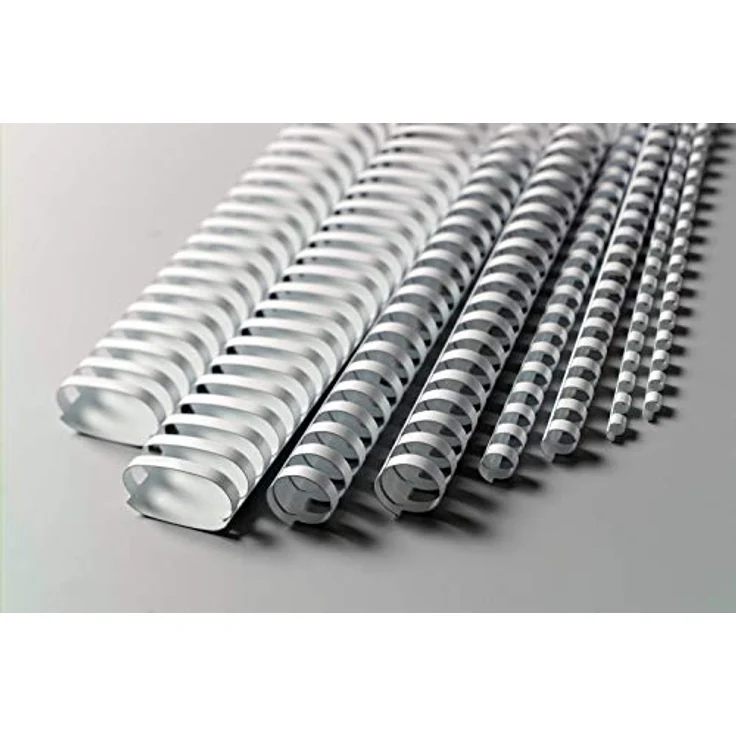 GBC CombBind 529072 Plastikbinderücken 19mm, weiß, 100 Stück - Binderücken mit 21 Ringen, für A4-Dokumente – Bild 3