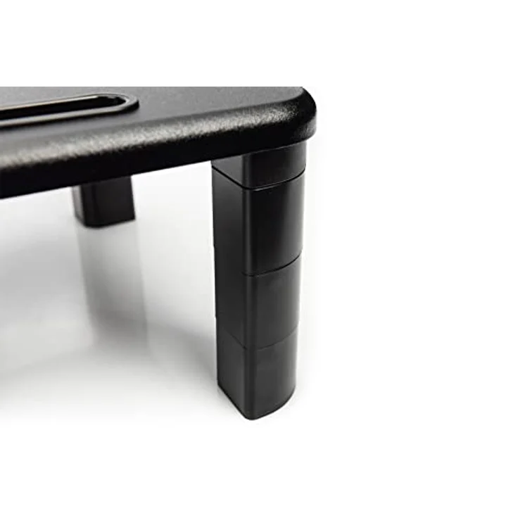 DIGITUS Ergonomische Monitor-Erhöhung - 3 Höhen Bildschirm-Ständer - Traglast 10 kg - Tablet- & Smartphone-Ständer – Bild 10