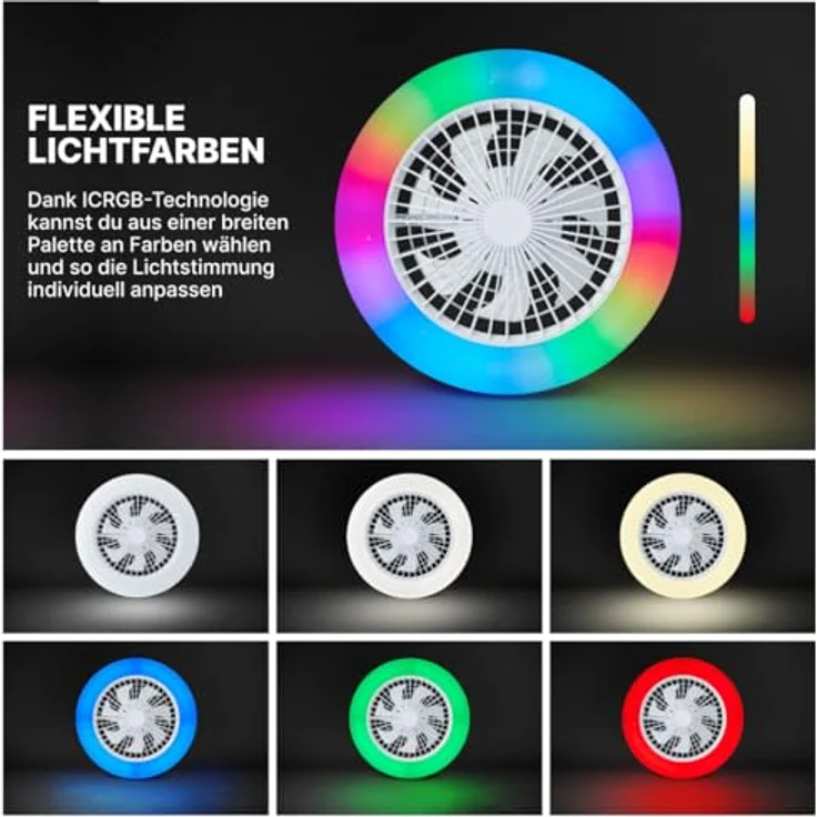 Brilliant LED-Deckenleuchte Salerno G60020/06 40 W Warmweiß bis Kaltweiß 4700 lm mit Fernbedienung – Bild 9