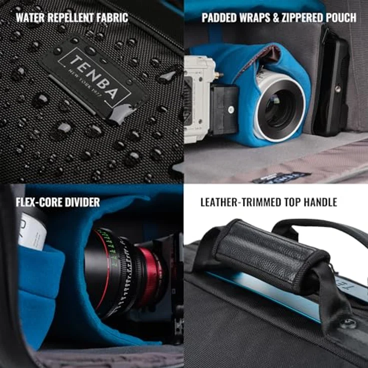 Tenba Cineluxe 24 (V2) Fotorucksack, Kameratasche für professionelle Videoproduktion, Schwarz – Bild 6