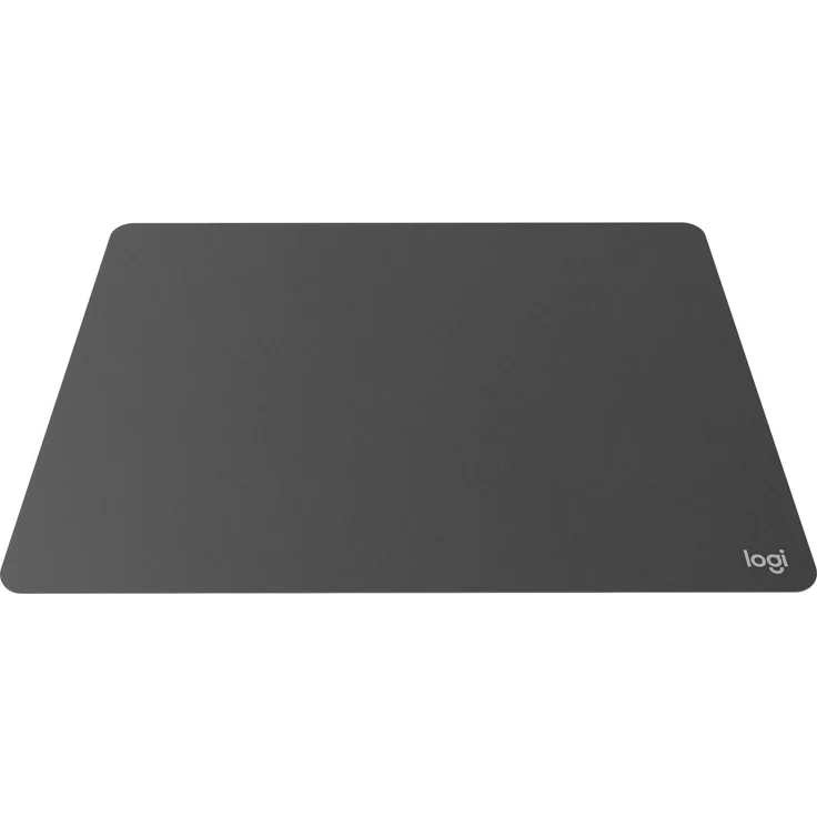 Logitech MX Mat, Mausmatte aus Polycarbonat mit optimaler Gleiteigenschaft, einfarbig in Grau