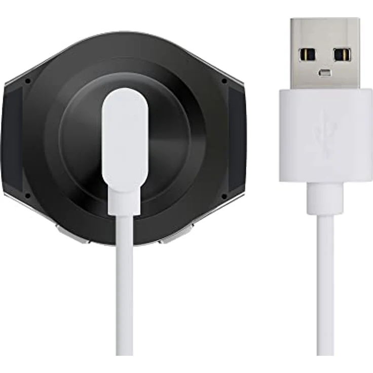 kwmobile USB Kabel Charger für Willful Fitnesstracker / Smartwatch YAMAY / Fitpolo / Wyze / Umidigi, 100 cm, weiß, schnelles Laden – Bild 4