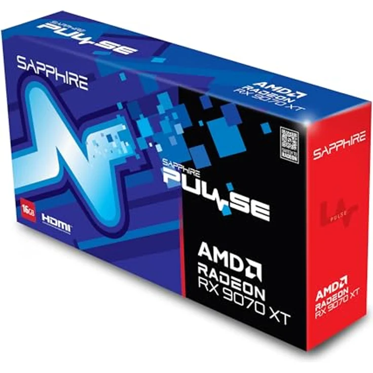 Sapphire Pulse AMD Radeon™ RX 9070 XT Gaming 16GB DUAL HDMI/DUAL DP, Grafikkarte mit RX9070XT – Bild 3