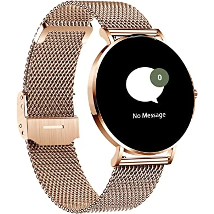 XCOAST Damen Smartwatch SIONA 2, iOS & Android, Rosegold (hell), AMOLED Display, 6,9mm flach, Fitnesstracker Damen, Blutsauerstoff, Herzfrequenz, Blutdruck, wasserfest – Bild 5