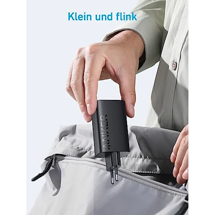 Anker USB C Ladegerät 67W, Anker 335 Netzteil mit PIQ 3.0, 3-Port Schnellladegerät, Für iPhone 16/15/14/13/12 Serie, MacBook Pro, iPad, Galaxy, Pixel – Bild 4