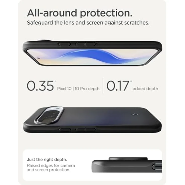 Spigen Thin Fit MagSafe, Smartphone Hülle für Google Pixel 10, minimalistisch und langlebig, Schwarz – Bild 7