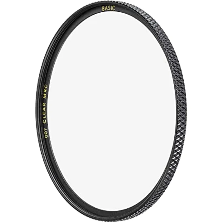 B+W Schutz-Filter, Clear Filter 007 MRC Basic 77mm (16x vergütet, Professional), 1101261, Black