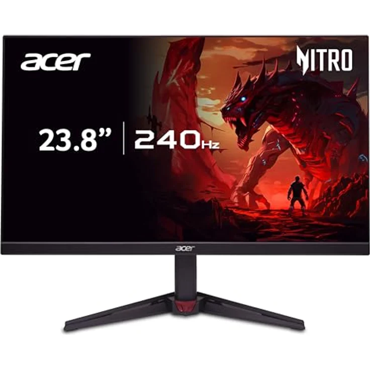 Acer Nitro VG240Y W3, 23.8 Zoll Full HD Gaming Monitor, IPS, 240Hz, 1ms, FreeSync Premium, Zero-Frame Design – Bild 1