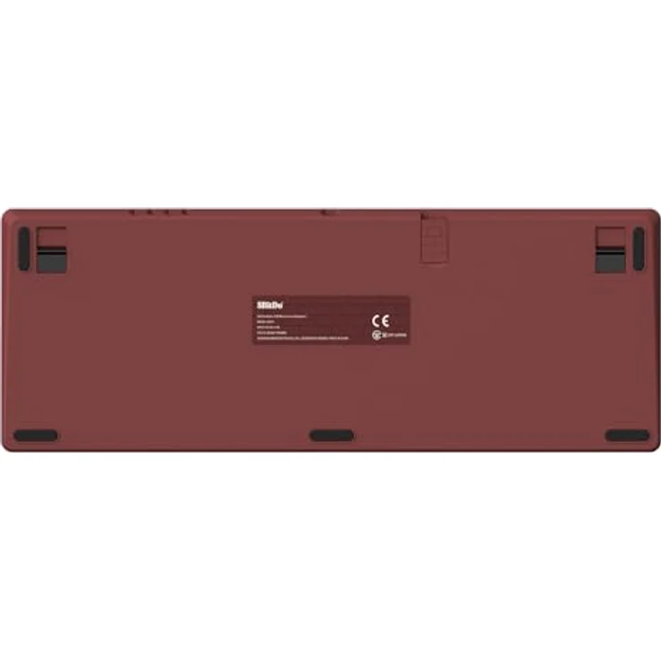 8BitDo Retro Mechanische Tastatur (Fami Edition) mit Numpad und Dual Super Buttons, UK - 108 Tasten, Kailh Box Switches, Bluetooth/Wireless/Wired USB – Bild 4