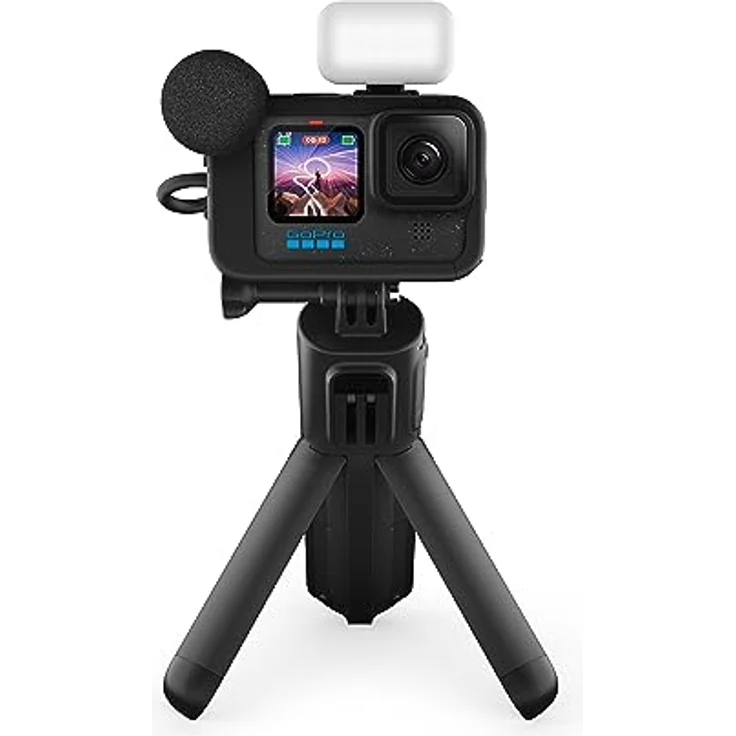 GoPro HERO12 Black Creator Edition – enthält HERO12 Black, Volta (Batteriegriff, Stativ, Fernbedienung), Media Mod, Light Mod, Enduro-Akku und Tragetasche – Bild 1