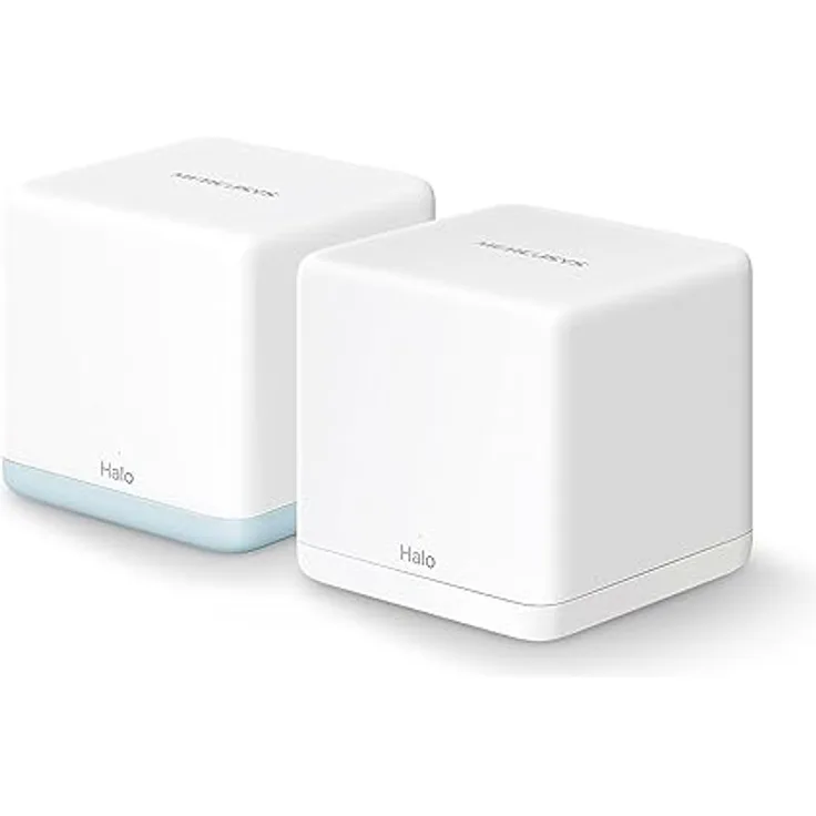 TP-Link Mercusys Halo H32G, 2er Pack WiFi Mesh Router mit AC1200Mbps, leistungsstarker WLAN-Abdeckung