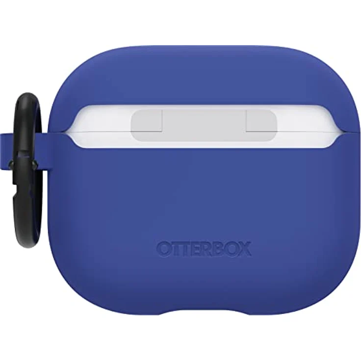 OtterBox Soft Touch Kopfhörer Hülle für AirPods 3e Gen 2021, stoßfeste, sturzsichere, ultraflache, kratz- und abriebfeste Schutzhülle für Apple AirPods, inklusive Karabiner, Blau – Bild 3