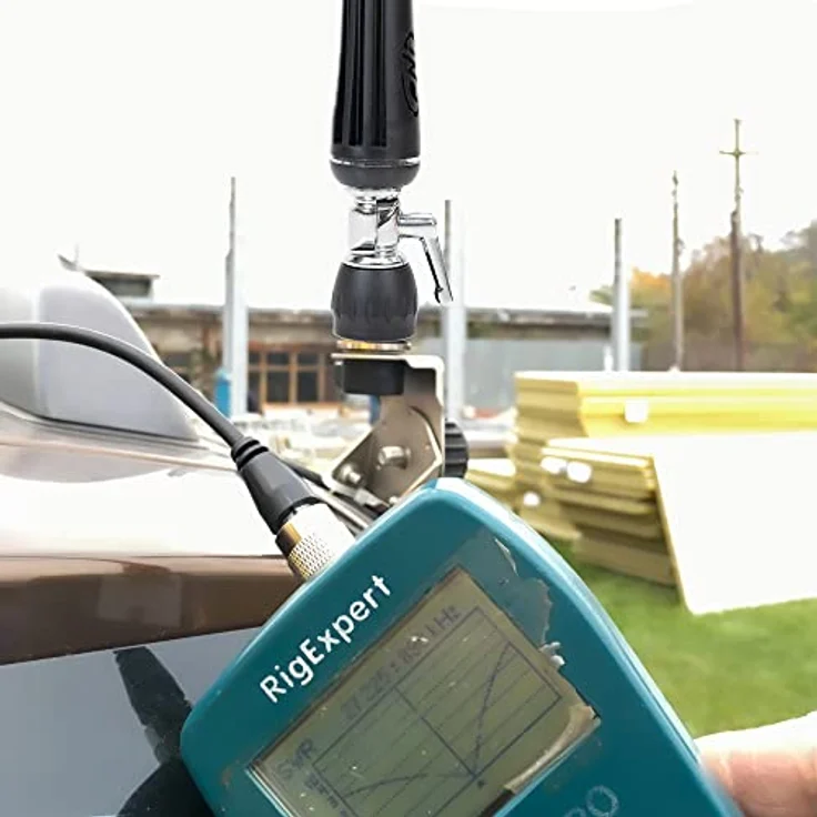 CB Antenne PNI LED 850, 85cm, 300Watt, klappbar, leuchtet bei der Übertragung und PNI T601 Montagekabel – Bild 4