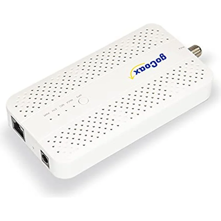 goCoax MoCA 2,5 Adapter mit 2.5 GbE Ethernet-Port, 2.5 Gbps Bandbreite mit vorhandenen Koaxialkabeln, Weiß (Einzelpackung, MA2500D) – Bild 3