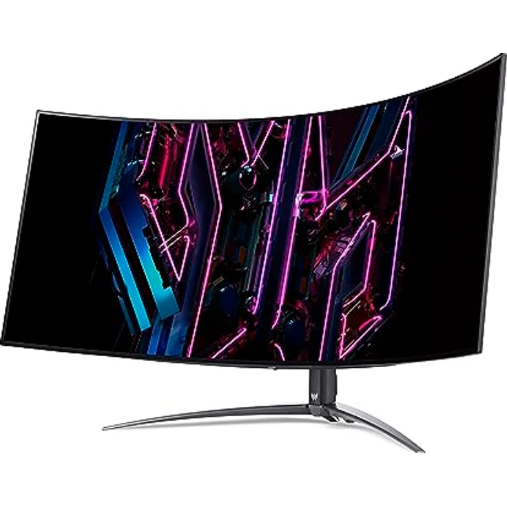 Acer Predator X45 Gaming Monitor 44,5 Zoll (113 cm Bildschirm) QHD, 240Hz DP/Type-C, 100Hz HDMI, 0.03ms (GTG), 2xHDMI 2.0, DP 1.4, Curved, höhenverstellbar, FreeSync Premium – Bild 4