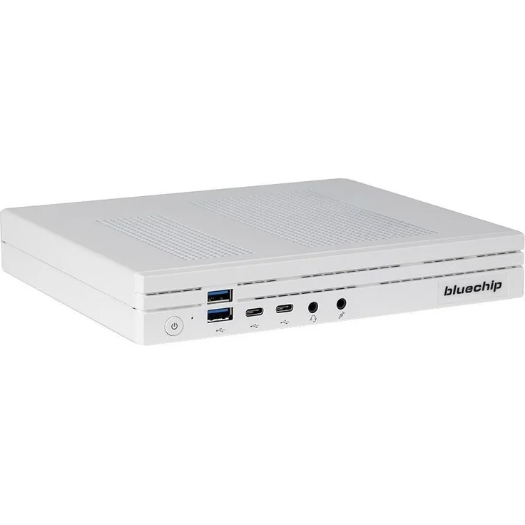 bluechip BUSINESSline M20200e *white* AI ready, Mini-PC mit Intel Core Ultra 5, 8 GB DDR5, 500 GB NVMe SSD, Windows 11 Pro