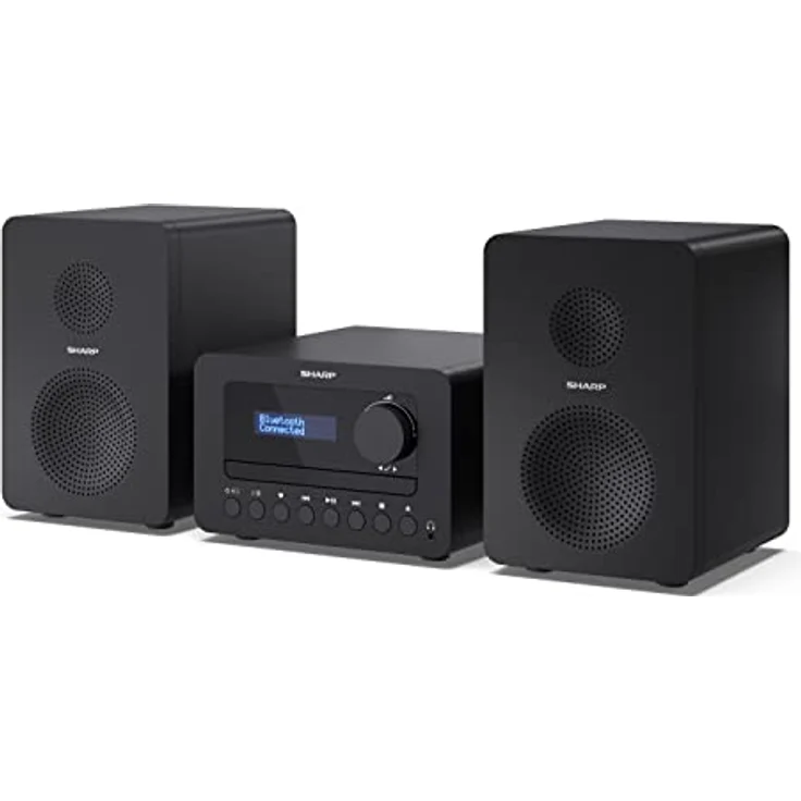 SHARP XLB520D HI-FI-Soundsystem Kompaktanlage (40 Watt, digitales Radio mit DAB+ und FM-Tuner, Bluetooth), schwarz – Bild 4