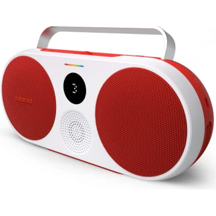 Polaroid P3 Music Player (Red) - Retro-Futuristic Boombox Wireless Bluetooth Speaker Rechargeable with Dual Stereo Pairing – Bild 3