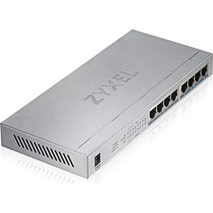 Zyxel Gigabit Unmanaged PoE+ Switch mit 8 Ports (davon 8 mit PoE) und einem PoE-Budget von 60 Watt, Lifetime [GS1008HP] – Bild 2