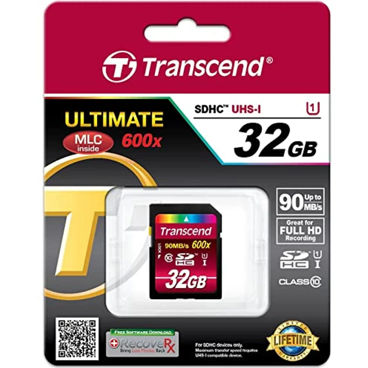 Transcend Ultimate-Speed SDHC Class 10 UHS-1 32GB Speicherkarte (bis 90MB-s Lesen) – Bild 3