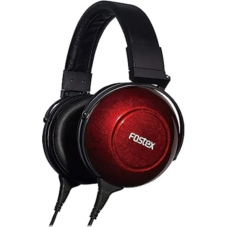 Fostex TH900mk2, Kabelgebundene Premium-Dynamik Kopfhörer mit abnehmbarem Kabel, Rot, Schwarz – Bild 1