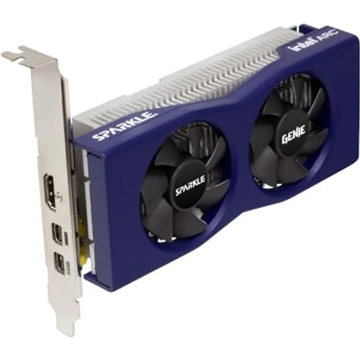 Sparkle Intel Arc A380 Genie, 6GB GDDR6, Low-Profile, Dual-Lüfter, Dual-Slot, HDMI x1, Mini DisplayPort x2, SA380G-6G, Grafikkarte – Bild 3
