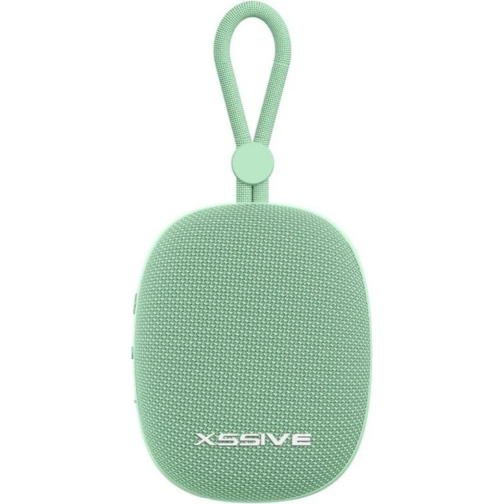 XSSIVE Tragbarer Wireless Lautsprecher, Mobiler Bluetooth Speaker mit kraftvollem Klang, Grün