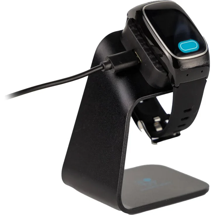 one button phone Smartwatch-Armband Ladestation Modell 2024, magnetische Ladestation mit stabilem Metallgehäuse und sicherem Stand