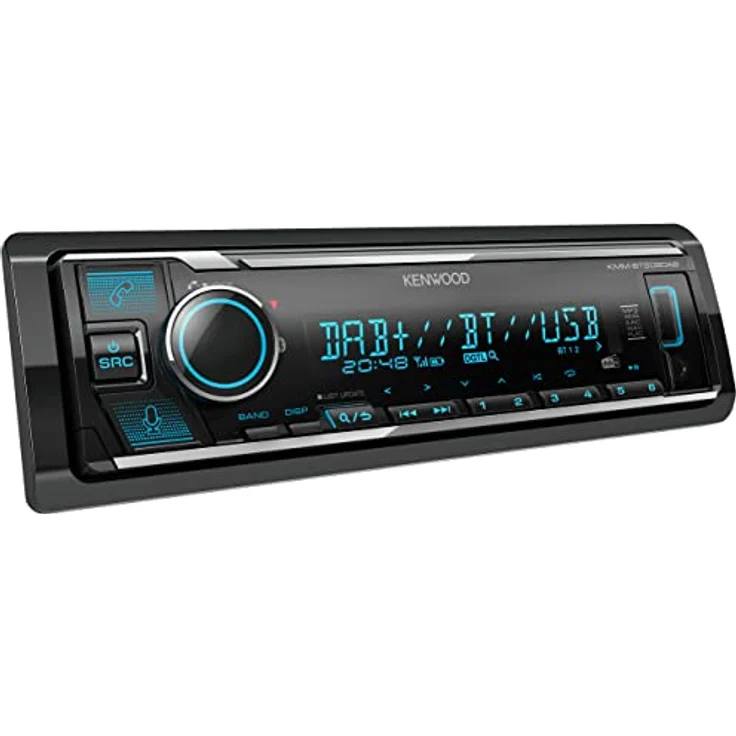 Kenwood KMM-BT508DAB, DAB+ Radio mit Bluetooth 4.2 und Touchscreen, Schwarz – Bild 2