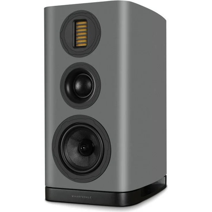 WHARFEDALE EVO 5.2 Regal-Lautsprecher, High-End-Klangqualität mit AMT-Hochtöner und SLPP-Bassreflexsystem, elegantes Gehäusedesign