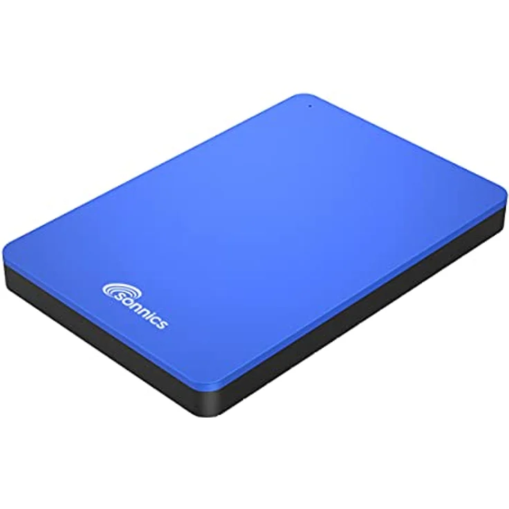 Sonnics 320GB USB 3.1 Type C Externe Tragbar Festplatten für Fenster PC, Mac, Klug TV, Xbox ONE/Series X & PS4 /PS5, Blau – Bild 2