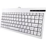 Gett GCQ Cleantype Easy Basic Compact kompakte Tastatur mit Kunststoffgehäuse 88 Tasten USB, weiß
