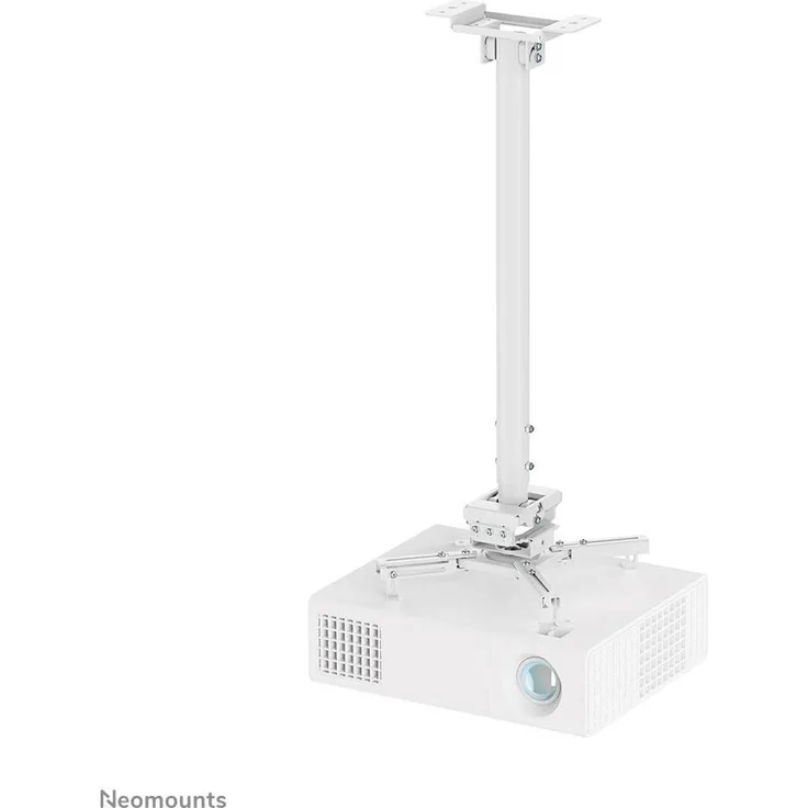 Neomounts CL25-530WH1, Universelle Deckenhalterung für Beamer, bis 35 kg belastbar, neigbar, drehbar, schwenkbar, weiss