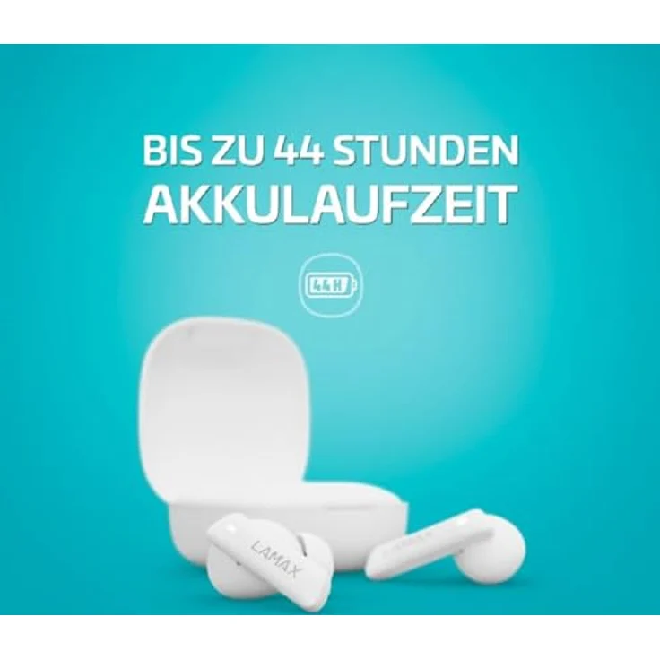 Lamax Clips1 ANC White, Kabellose Kopfhörer mit ANC und bis zu 44 Stunden Akkulaufzeit – Bild 6