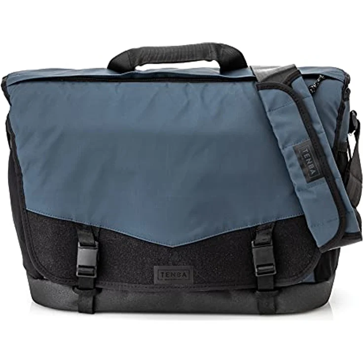 Tenba DNA 16 DSLR Messenger Bag - Blau, für spiegellose und DSLR-Kameras bis Pro Größe, herausnehmbarer gepolsterter Kameraeinsatz, wasserdichter Boden – Bild 1
