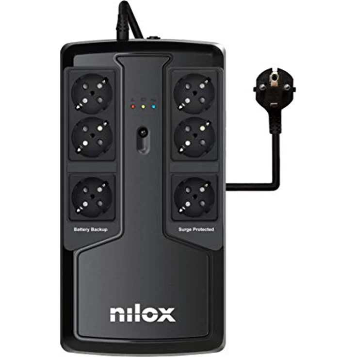 Nilox NXGCLIO8501X5V2 UPS Line Interactive, 850 VA-595 W, LED Display – Bild 3